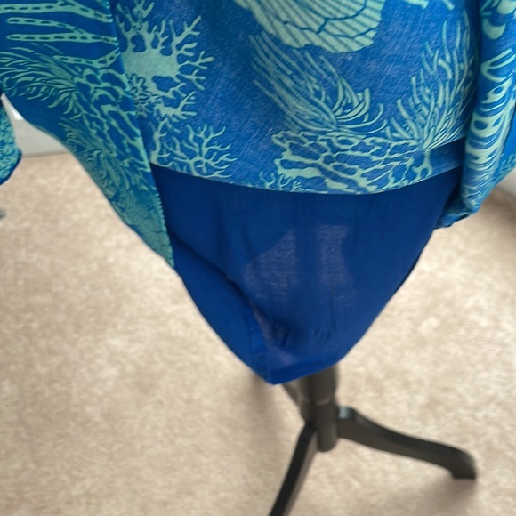 🔥NWT🔥- GORGEOUS pineapples ladies summer dress or coverup size small - Picture 7 of 13